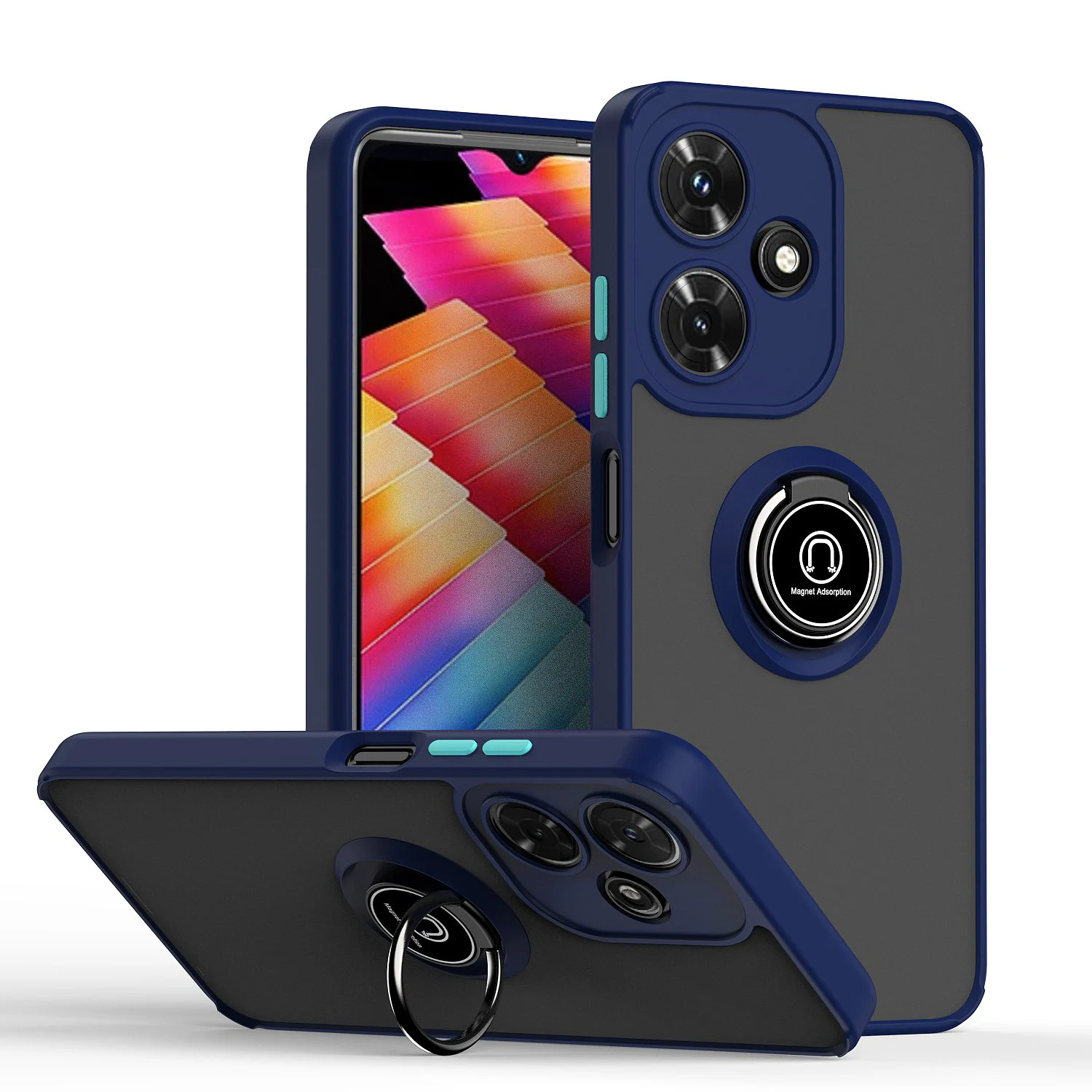 

360 Rotation Bracket Case Cover for Infinix Hot 30i Vehicle Magnetic Case Hot 20 20S/Hot 11S NFC Phone Funda Infinix Note 12 Pro