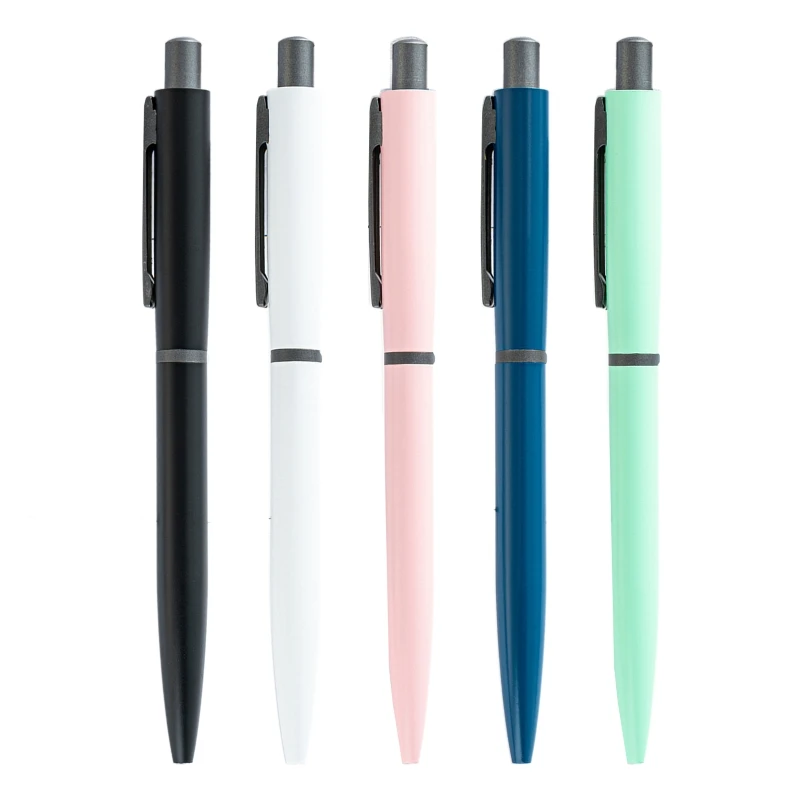 

Retractable Ballpoint Pen Black Refillable Office Writing Pen 1.0 Tip Write Smoothly for Business Women Men