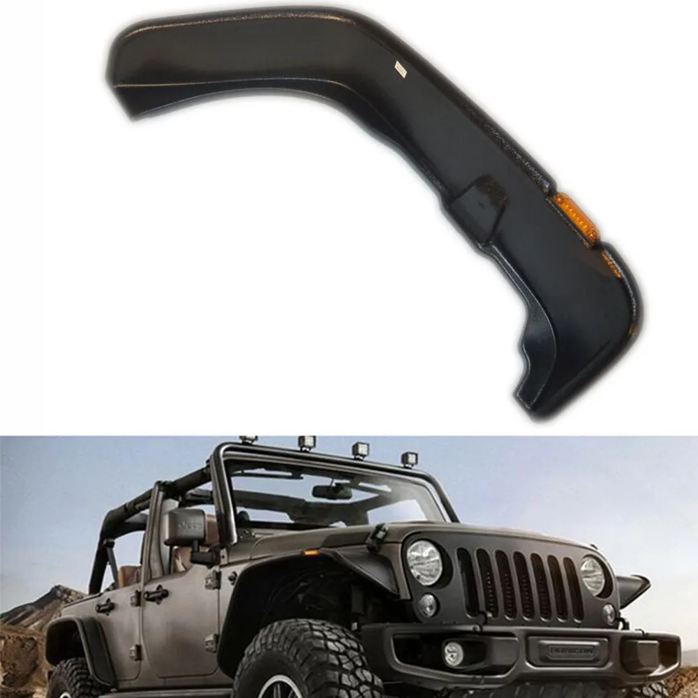 

Wheel Fender Flares Matte Black Plastic Material for Jeep Wrangler JK 07-17 LANTSUN J094