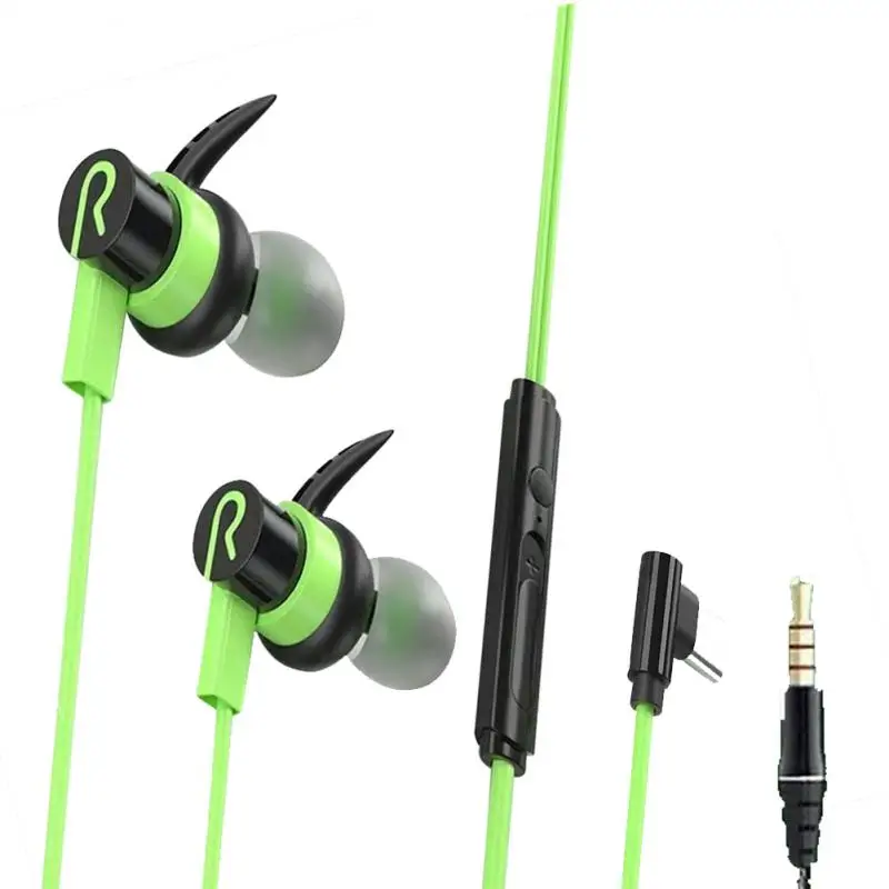 

Wired Earphones 3.5mm Type-C Sport Earphone Headsets Sweatproof Running Headset With Mic Ear Hook Headphone For Meizu Headphone