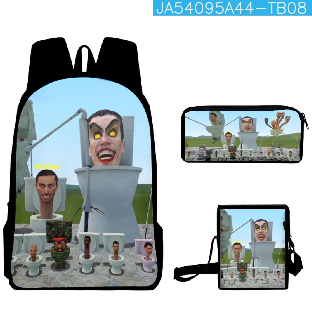 New in Skibidi Toilet Backpack Children's Backpack Boy School Bag for Teenage Kids Backpack Anime Travel Backpack Cosplay Bag
New in Skibidi Toilet Backpack Children's Backpack Boy School Bag for Teenage Kids Backpack Anime Travel Backpack Cosplay Bag