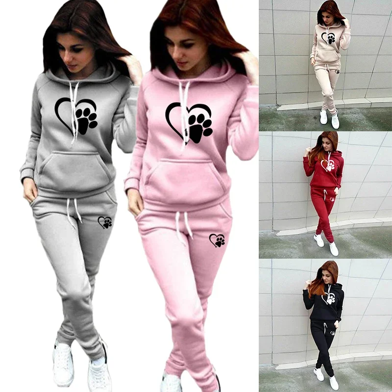 New Women's Sportswear Tracksuits Pullover Hoodies and Pants Casual Sports Set Autumn 2 Piece Jogging Female Fashion Sweatsuit
New Women's Sportswear Tracksuits Pullover Hoodies and Pants Casual Sports Set Autumn 2 Piece Jogging Female Fashion Sweatsuit