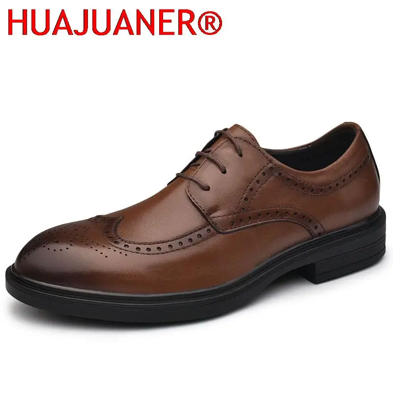 Brogue Shoes Men Formal Italian Luxury Brand Business Shoes Man Oxford Genuine Leather Wedding Dress Elegant Shoes for Men Gents
Brogue Shoes Men Formal Italian Luxury Brand Business Shoes Man Oxford Genuine Leather Wedding Dress Elegant Shoes for Men Gents