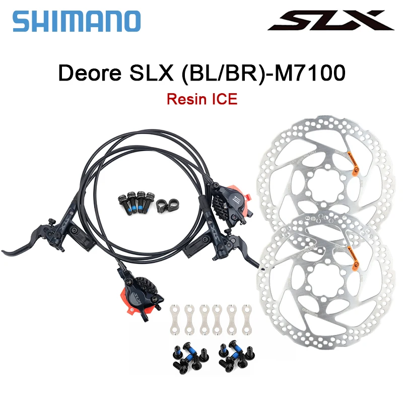 Тормоз Shimano DEORE SLX M7100 для горного велосипеда, гидравлический дисковый тормоз BR BL M7100 левый и правый, запчасти для горного велосипеда RT56 RT76 RT66
Тормоз Shimano DEORE SLX M7100 для горного велосипеда, гидравлический дисковый тормоз BR BL M7100 левый и правый, запчасти для горного велосипеда RT56 RT76 RT66