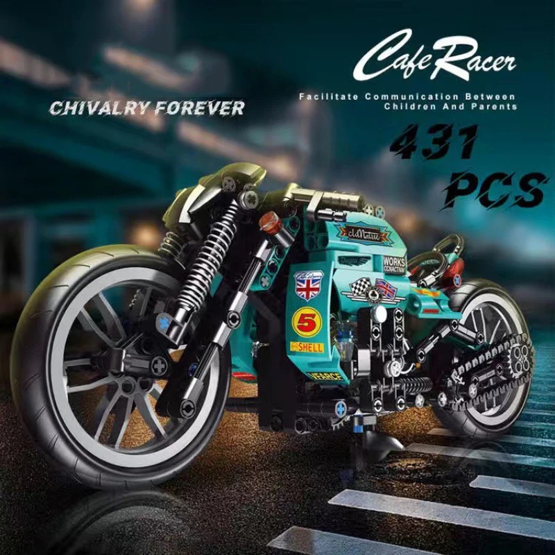 Technical Britain England Cafe Racer Motorcycle Moc Building Block Motor Assemble Model Bricks Toys Collection For Boys Gifts
Technical Britain England Cafe Racer Motorcycle Moc Building Block Motor Assemble Model Bricks Toys Collection For Boys Gifts
