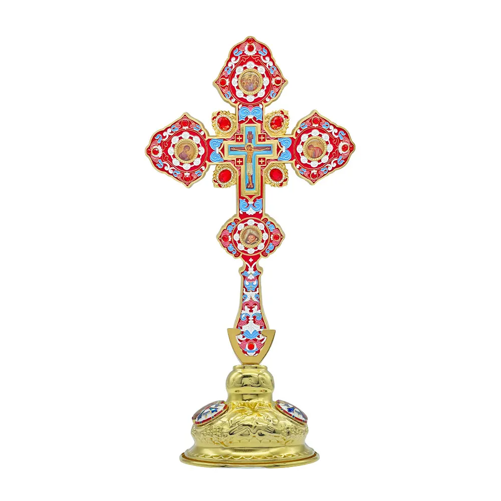 

Orthodox Cross Jesus Crucifix Religious Wall Table Holy Cross Church Home Decoration крестик православный