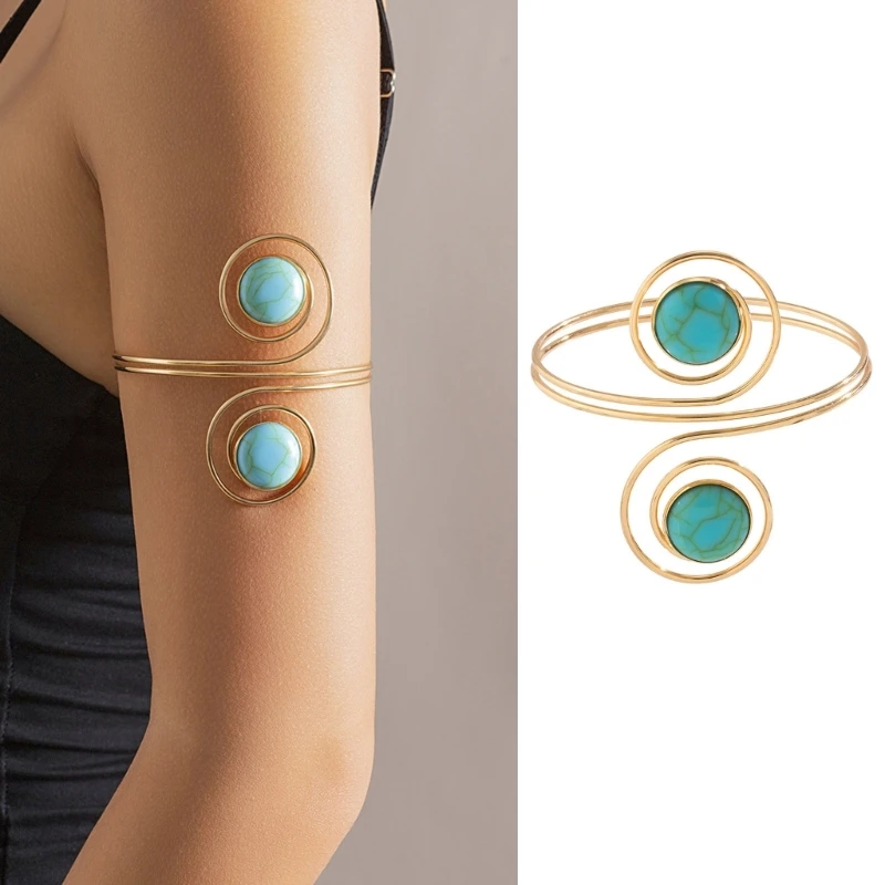 Simple Turquoises Upper Arm Cuff Armlet Armband Bangle Women Jewelry Bangle Filigree Arm Cuff
Simple Turquoises Upper Arm Cuff Armlet Armband Bangle Women Jewelry Bangle Filigree Arm Cuff
