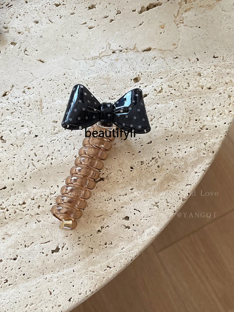 Cute Bow Phone Line Hair Ring Head Rope Bubble Braid Hair Rope High-Grade Hair Accessories
Cute Bow Phone Line Hair Ring Head Rope Bubble Braid Hair Rope High-Grade Hair Accessories