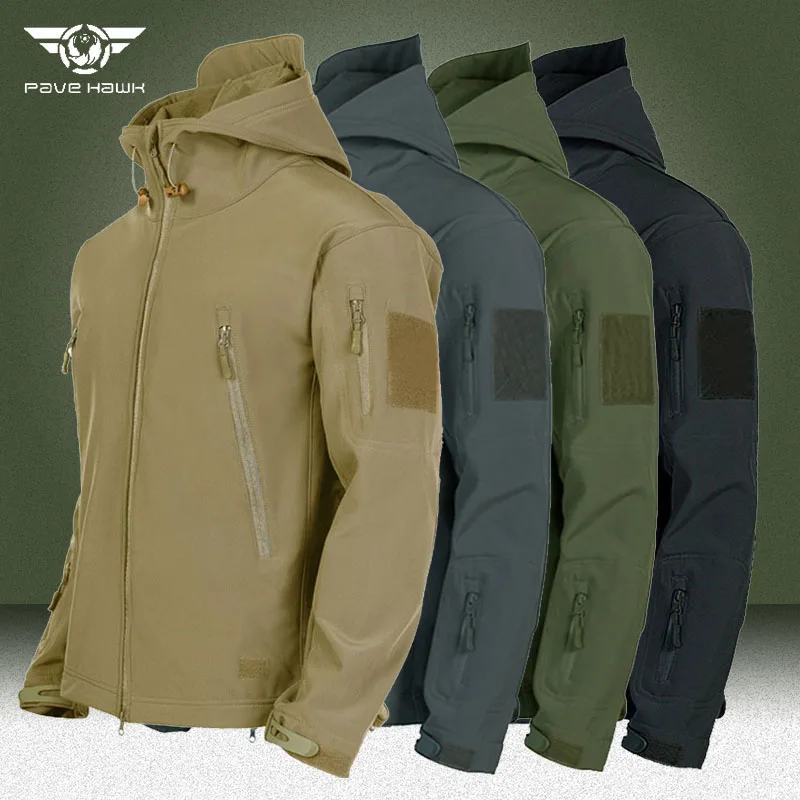 Tactical Jackets Men Military Shark Skin Soft Shell Waterproof Hooded Windbreaker Coats Multi-pocke Combat Bomber Army Jacket
Tactical Jackets Men Military Shark Skin Soft Shell Waterproof Hooded Windbreaker Coats Multi-pocke Combat Bomber Army Jacket