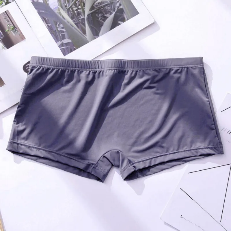 Casual Men's Underwear Ice Silk Boxer Briefs Breathable Comfy Male Underwear Soft Thin Comfort Fit Underpants Men Sleepwear M-2X
Casual Men's Underwear Ice Silk Boxer Briefs Breathable Comfy Male Underwear Soft Thin Comfort Fit Underpants Men Sleepwear M-2X