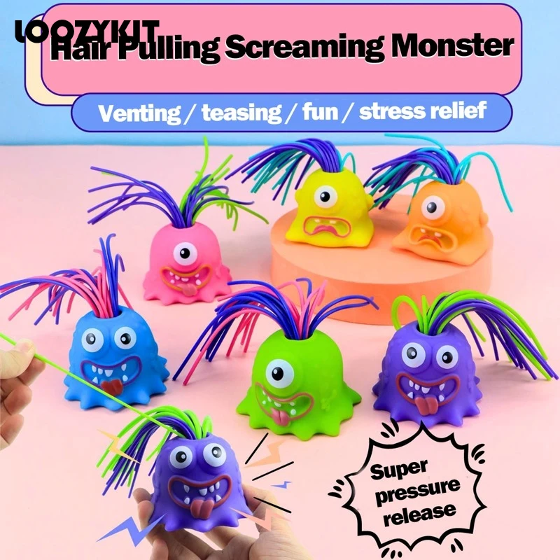 Kids Decompress Toys Novelty Funny Toys Hair Pulling Will Be Screaming Little Monster Artifacts Creative Fun Educational Toys
Kids Decompress Toys Novelty Funny Toys Hair Pulling Will Be Screaming Little Monster Artifacts Creative Fun Educational Toys