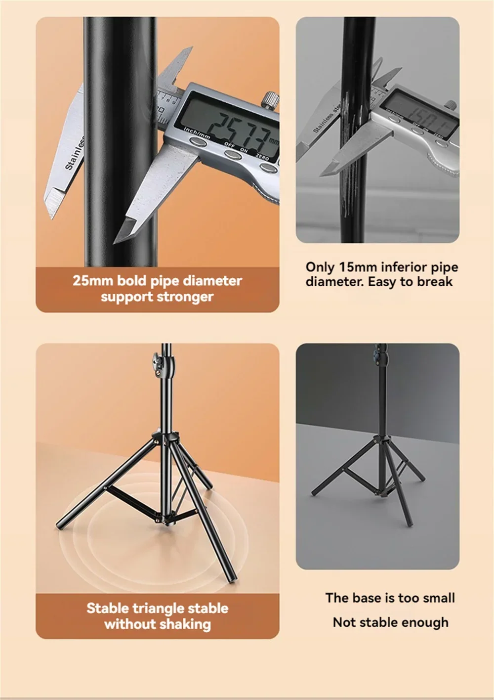 360° Extendable Live Tripod 57cm-170cm Mobile Phone Alloy Stand Foldable Holder Video Recording Universal Selfie Landing Monpod 360° Extendable Live Tripod 57cm-170cm Mobile Phone Alloy Stand Foldable Holder Video Recording Universal Selfie Landing Monpod