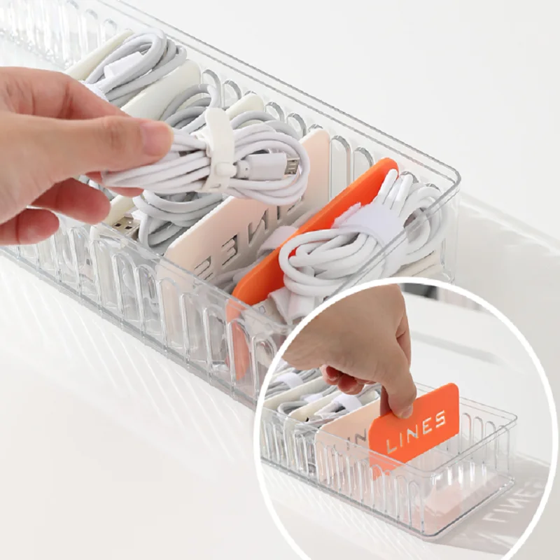 Data Cable Storage Box, Mobile Phone Charging Grid Sorting, Artifact, Desktop, Power Cable Management Device With Cover
Data Cable Storage Box, Mobile Phone Charging Grid Sorting, Artifact, Desktop, Power Cable Management Device With Cover