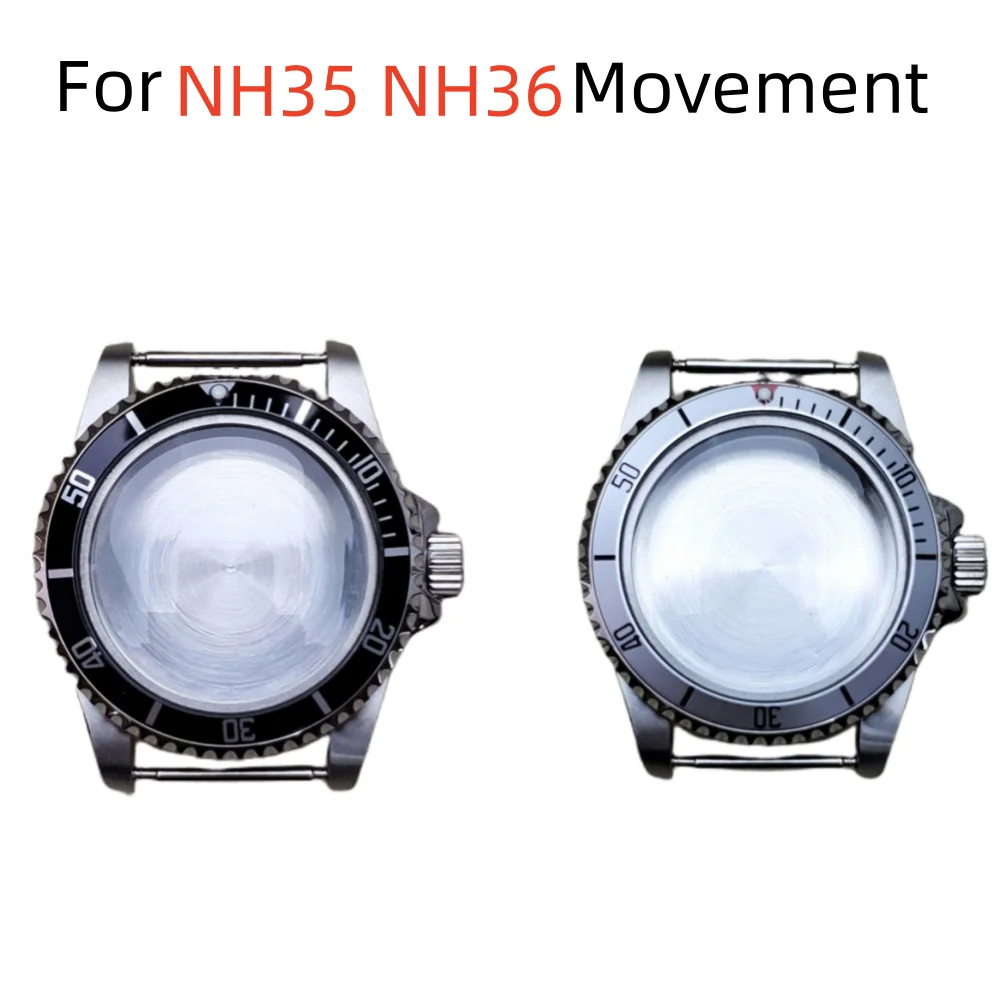 

Водонепроницаемые выпуклые зеркальные часы из нержавеющей стали 39,5 мм, ремкомплект часов NH35 NH36
