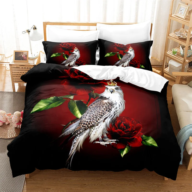 Eagle Rose Queen Bedding Set Duvet Cover Set Kids Bedding Digital Printing Bed Linen King Size Duvet Cover Set Bedding Set
Eagle Rose Queen Bedding Set Duvet Cover Set Kids Bedding Digital Printing Bed Linen King Size Duvet Cover Set Bedding Set