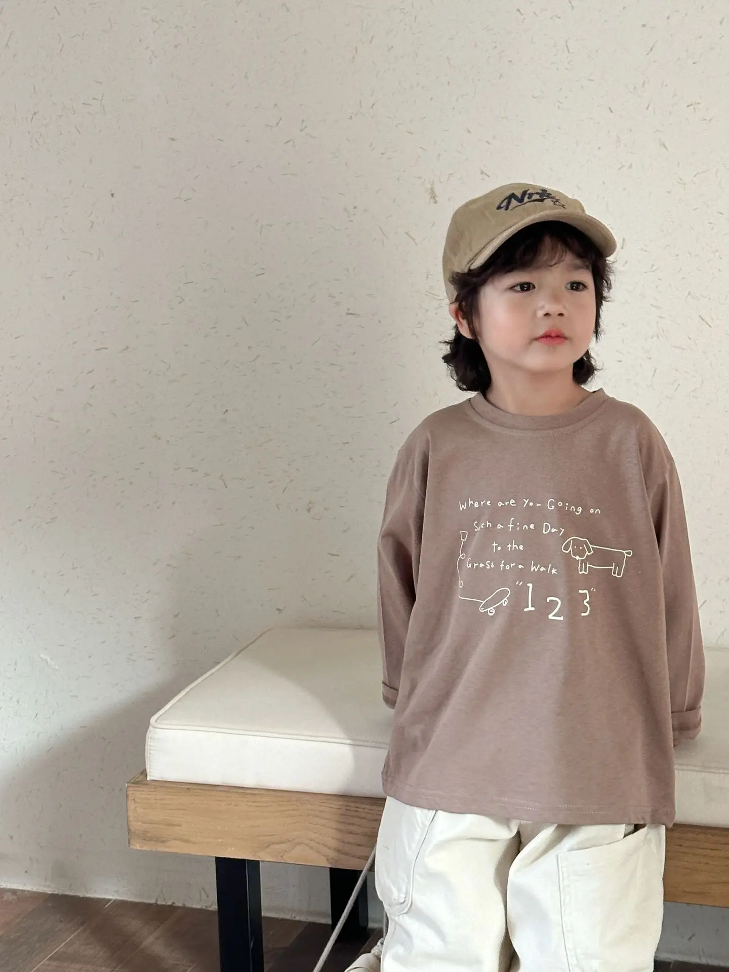 2025 Spring New Children Long Sleeve T Shirts Letter Print Girls Cotton Casual Tees Boys Versatile Bottoming Shirts Kids Clothes 31 S28a805f1379c436281cce9b359e4da2dV
