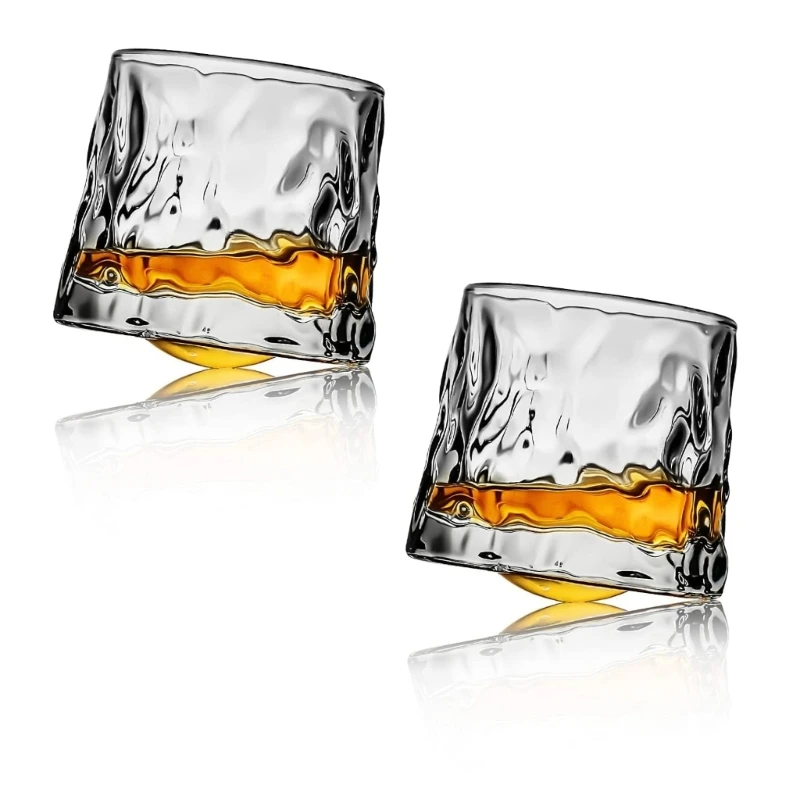2024 New 2 PCS Spinning Whisky Glass Whiskey Tumblers Old Fashioned Whisky Glasses Clear Whiskey Cups Wine Mugs Glass Water Cups
2024 New 2 PCS Spinning Whisky Glass Whiskey Tumblers Old Fashioned Whisky Glasses Clear Whiskey Cups Wine Mugs Glass Water Cups