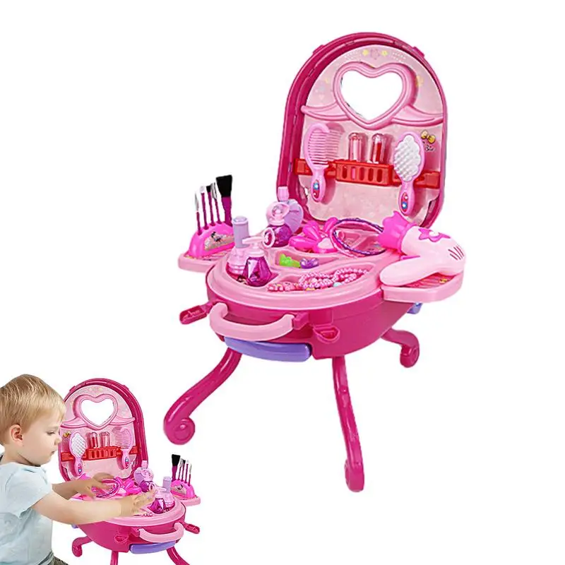 Fake Makeup Kit Kids Makeup Sets For Girls Cosmetic Box And Accessories Dress Up Vanity Toy Makeup Kids Makeup Sets For
Fake Makeup Kit Kids Makeup Sets For Girls Cosmetic Box And Accessories Dress Up Vanity Toy Makeup Kids Makeup Sets For