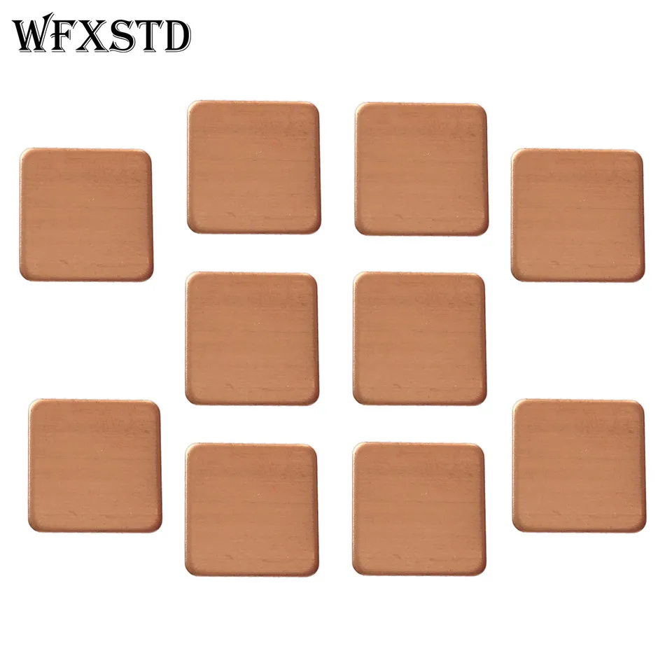 10pcs New 15*15*0.5mm Rounded Notebook Graphics Copper CPU Thermal Pad Cooling Red Copper
10pcs New 15*15*0.5mm Rounded Notebook Graphics Copper CPU Thermal Pad Cooling Red Copper