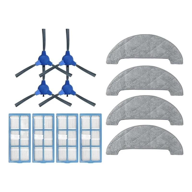 Запчасти для пылесоса Hosome G9070, основная и боковая щетки робота-пылесоса, фильтр НЕРА, насадка для швабры, аксессуары, детали
Запчасти для пылесоса Hosome G9070, основная и боковая щетки робота-пылесоса, фильтр НЕРА, насадка для швабры, аксессуары, детали