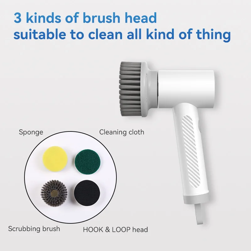 Electric Cleaning Brush Cordless Electric Spin Scrubber USB Adjustable Kitchen Bathroom Cleaning Tools Portable Brush Cleaner
Electric Cleaning Brush Cordless Electric Spin Scrubber USB Adjustable Kitchen Bathroom Cleaning Tools Portable Brush Cleaner