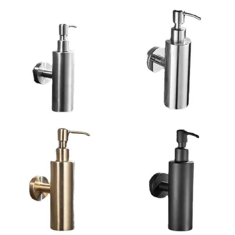 Stainless steel liquid soap dispenser wall mounted manual kitchen accessory brushed
Stainless steel liquid soap dispenser wall mounted manual kitchen accessory brushed