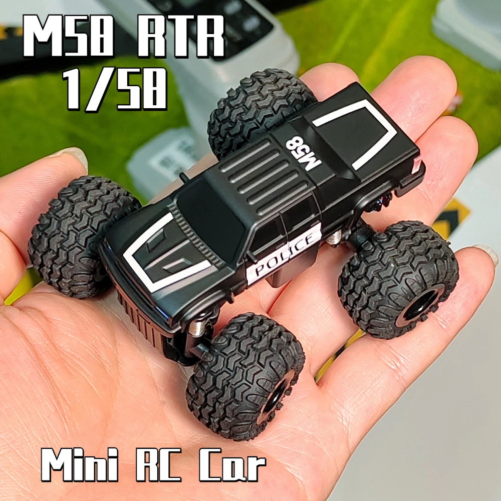 

RC 1/58 LDARC M58 Truck Climbing Off-Road Vehicle Simulation Big Foot Car Model Mini Monster Desktop Game Parent-child Interacti