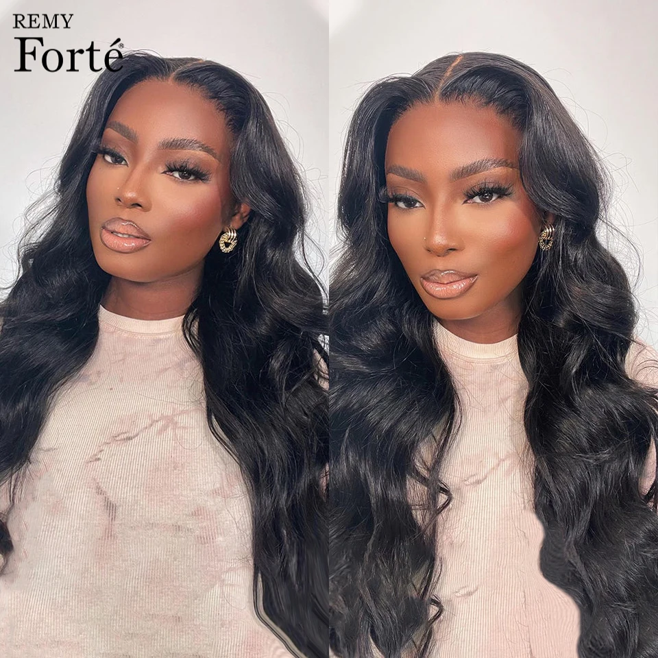 

Remy Forte Natural Black Body Wave Lace Front Wigs Human Hair Remy Hair Wig 13x5x2 T Part Lace Front Wigs For Women Human Hair