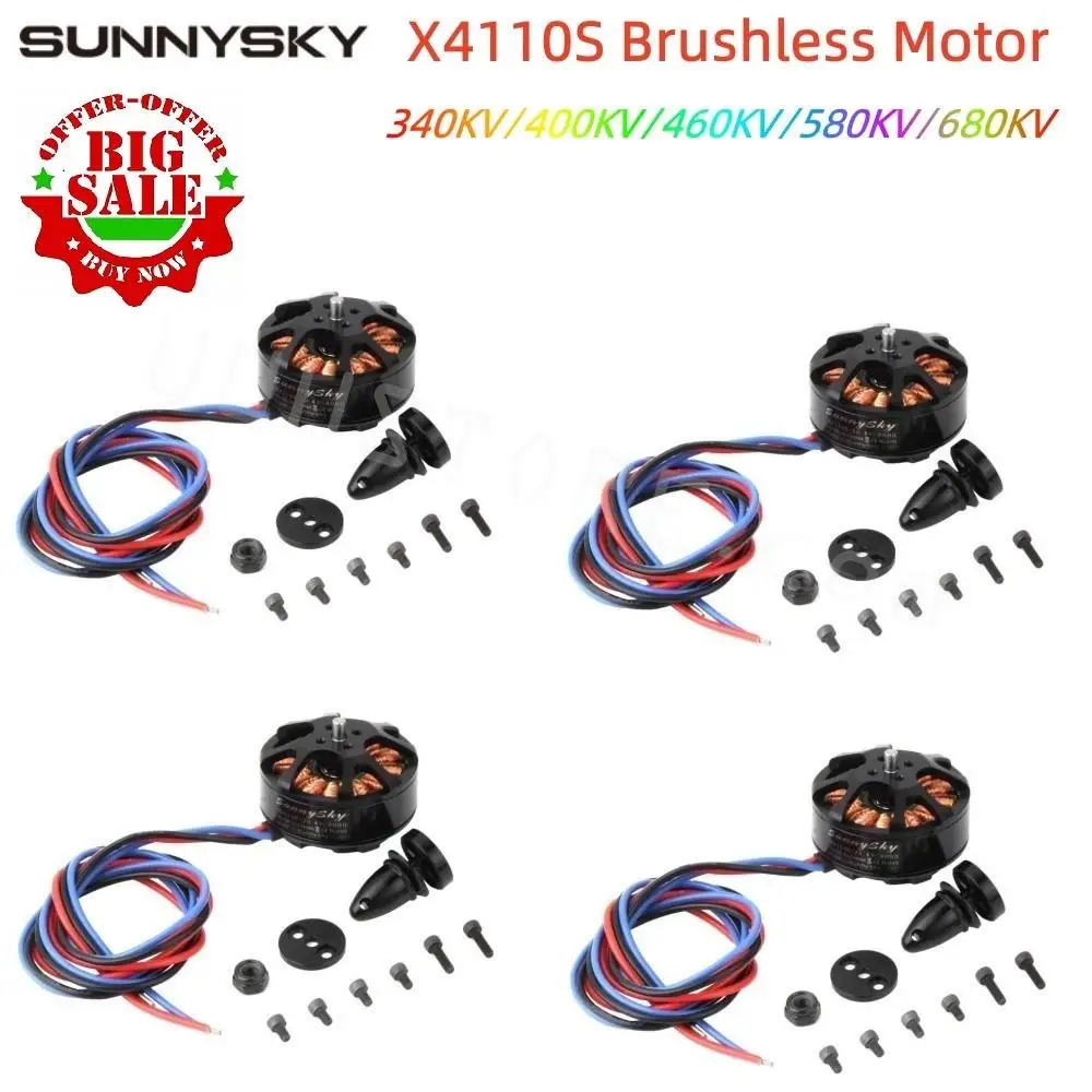 1/2/4PCS Sunnysky X4110S 340KV 400KV 460KV 580KV 680KV 4S-6S Brushless Motor For RC Multicopter Quadcopter Aerobatic 3D Airplane
1/2/4PCS Sunnysky X4110S 340KV 400KV 460KV 580KV 680KV 4S-6S Brushless Motor For RC Multicopter Quadcopter Aerobatic 3D Airplane