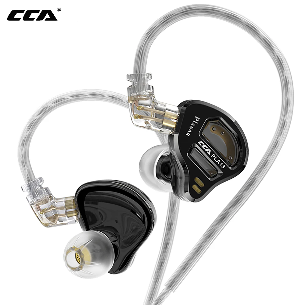 CCA PLA13 Earphone 13.2mm Planar Driver Earbuds Audiophile HiFi Bass Music IEM Headphones Sports Gamming Headsets 2PIN Monitors
CCA PLA13 Earphone 13.2mm Planar Driver Earbuds Audiophile HiFi Bass Music IEM Headphones Sports Gamming Headsets 2PIN Monitors