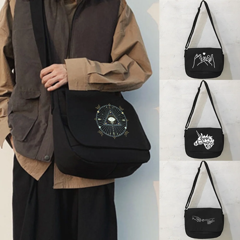 Messenger Bag Leisure Time Multi-function Messenger Bag Harajuku College Style Portable One-shoulder White Picture Pattern Bags
Messenger Bag Leisure Time Multi-function Messenger Bag Harajuku College Style Portable One-shoulder White Picture Pattern Bags