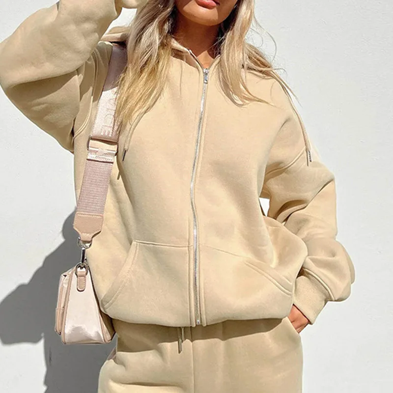 2022 Autumn and Winter Women's Thickened Sweater Solid Color Top Loose Fashion Casual Suit Ensemble Femme 2 Pièces
2022 Autumn and Winter Women's Thickened Sweater Solid Color Top Loose Fashion Casual Suit Ensemble Femme 2 Pièces