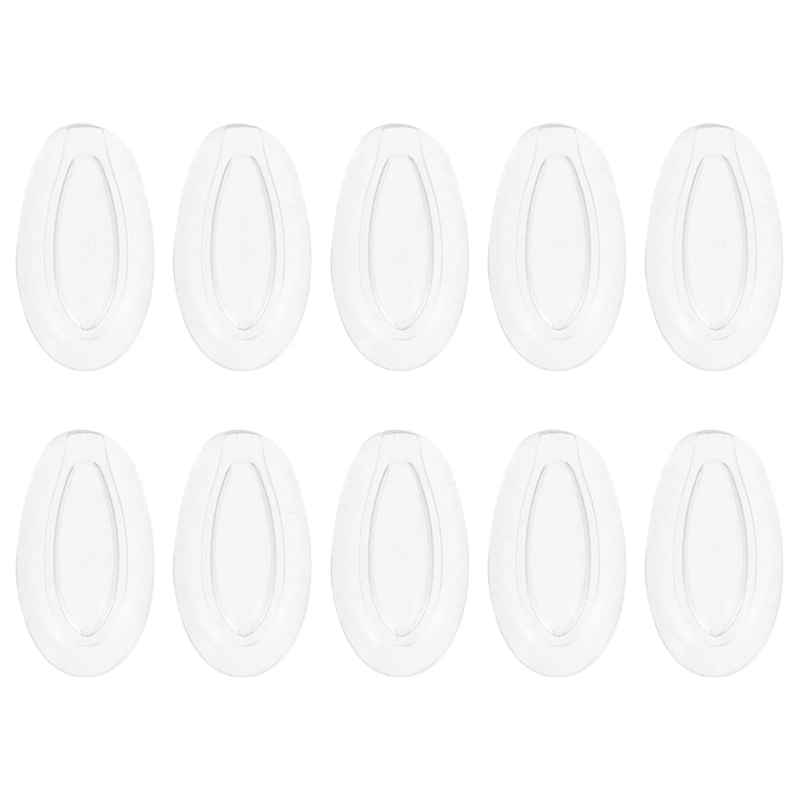 

10 Pairs Glasses Nose Pads for Frames Protector Hollow Eyeglass Accessories Silica Gel Replacement