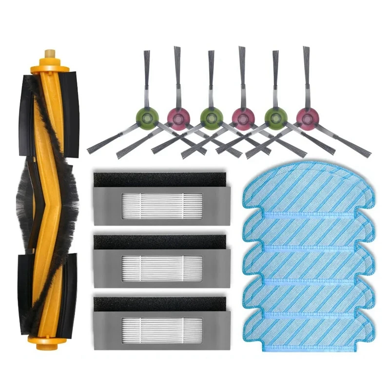 Main Brush Fliter Mop For Ecovacs Deebot T8 AIVI T8 Max T8 T9 Series N8 N8 Pro Plus N8 Pro Robot Vacuum Cleaner Replacement
Main Brush Fliter Mop For Ecovacs Deebot T8 AIVI T8 Max T8 T9 Series N8 N8 Pro Plus N8 Pro Robot Vacuum Cleaner Replacement