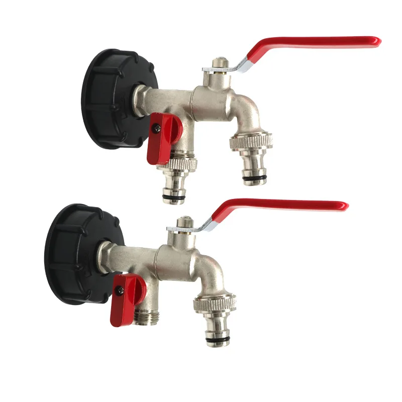 IBC Fuel Tank Connector Garden Water Double Connector Faucet Adapter 1/2" Garden Water Tank Connector Water Tap Valve Fitting
IBC Fuel Tank Connector Garden Water Double Connector Faucet Adapter 1/2" Garden Water Tank Connector Water Tap Valve Fitting