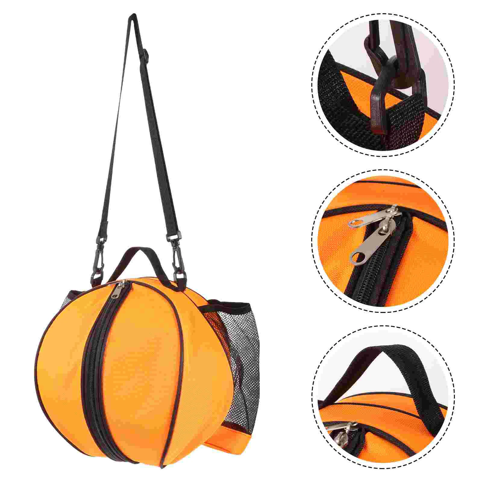 

Shoulder Basketball Bag Convenient Training Storage Sports One Balls Backpack Oxford Cloth Practical Carrier