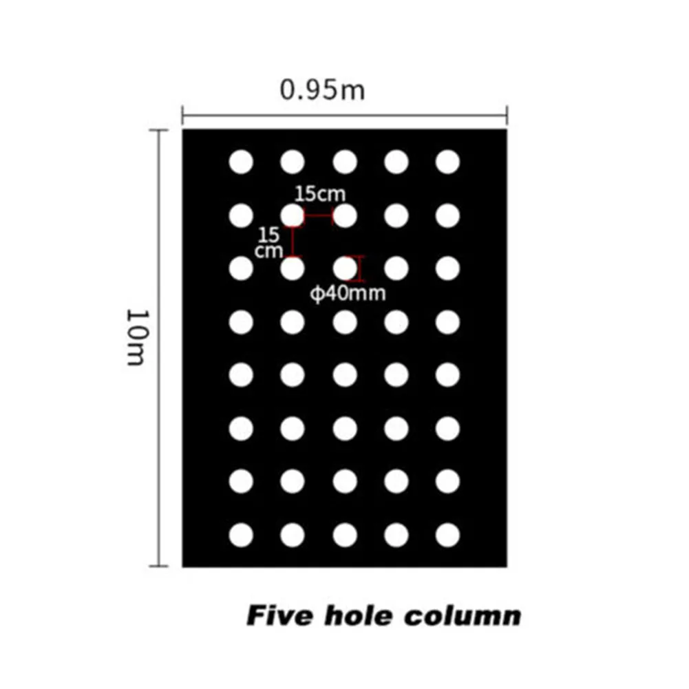 Agriculture Mulch Pre-punched Hole Plastic Film Plants Film Perforated Mulch Anti Grass Home Garden PE Vegetable Ground Cover
Agriculture Mulch Pre-punched Hole Plastic Film Plants Film Perforated Mulch Anti Grass Home Garden PE Vegetable Ground Cover