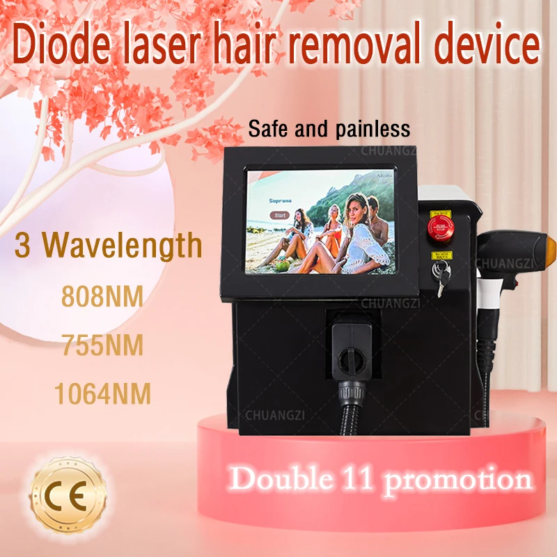 Black Friday Sales Laser Diode Hair Removal Latest 3 Wavelengths Permanent Portable Depilatory Device With CE Suitable For
Black Friday Sales Laser Diode Hair Removal Latest 3 Wavelengths Permanent Portable Depilatory Device With CE Suitable For