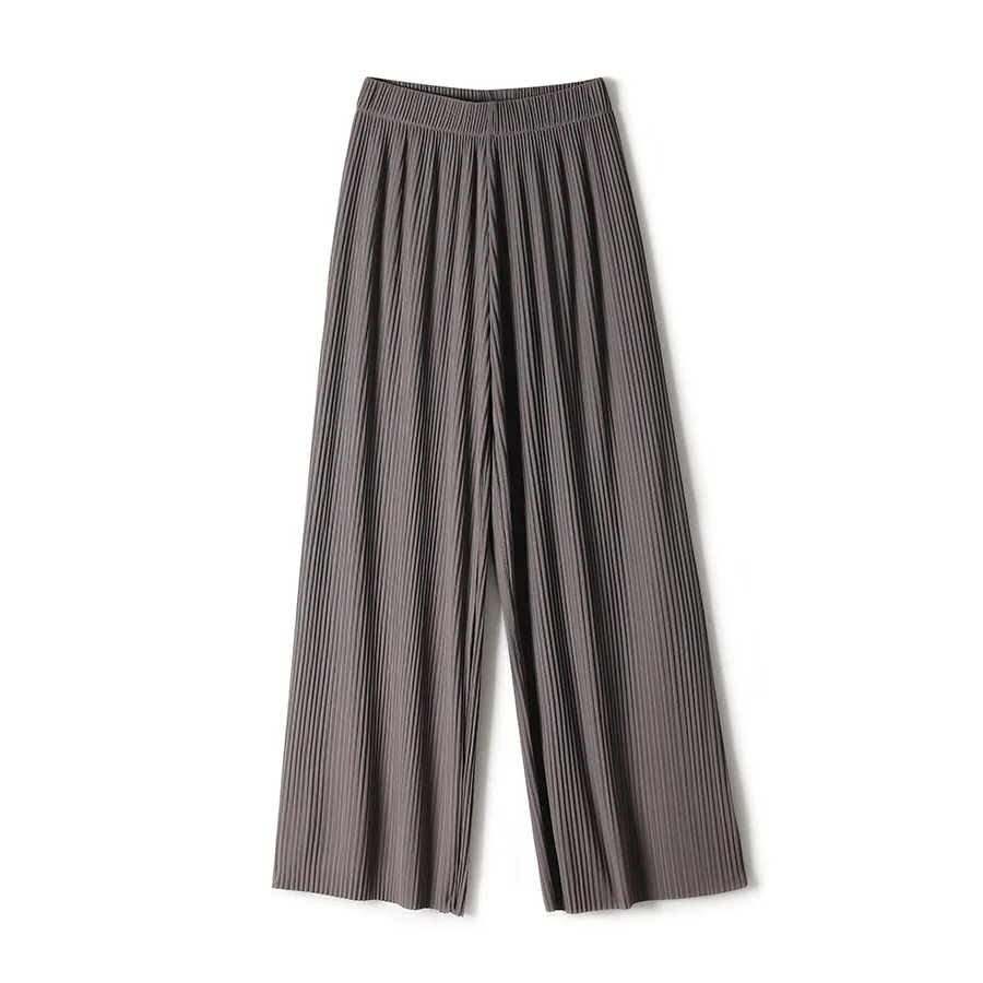 M-L 7Colors Women's Pleated Loose Ice Silk Casual Cropped Pants Wide Leg Trouse Home Classic Sports Wear Girls Clothes Black Top
M-L 7Colors Women's Pleated Loose Ice Silk Casual Cropped Pants Wide Leg Trouse Home Classic Sports Wear Girls Clothes Black Top