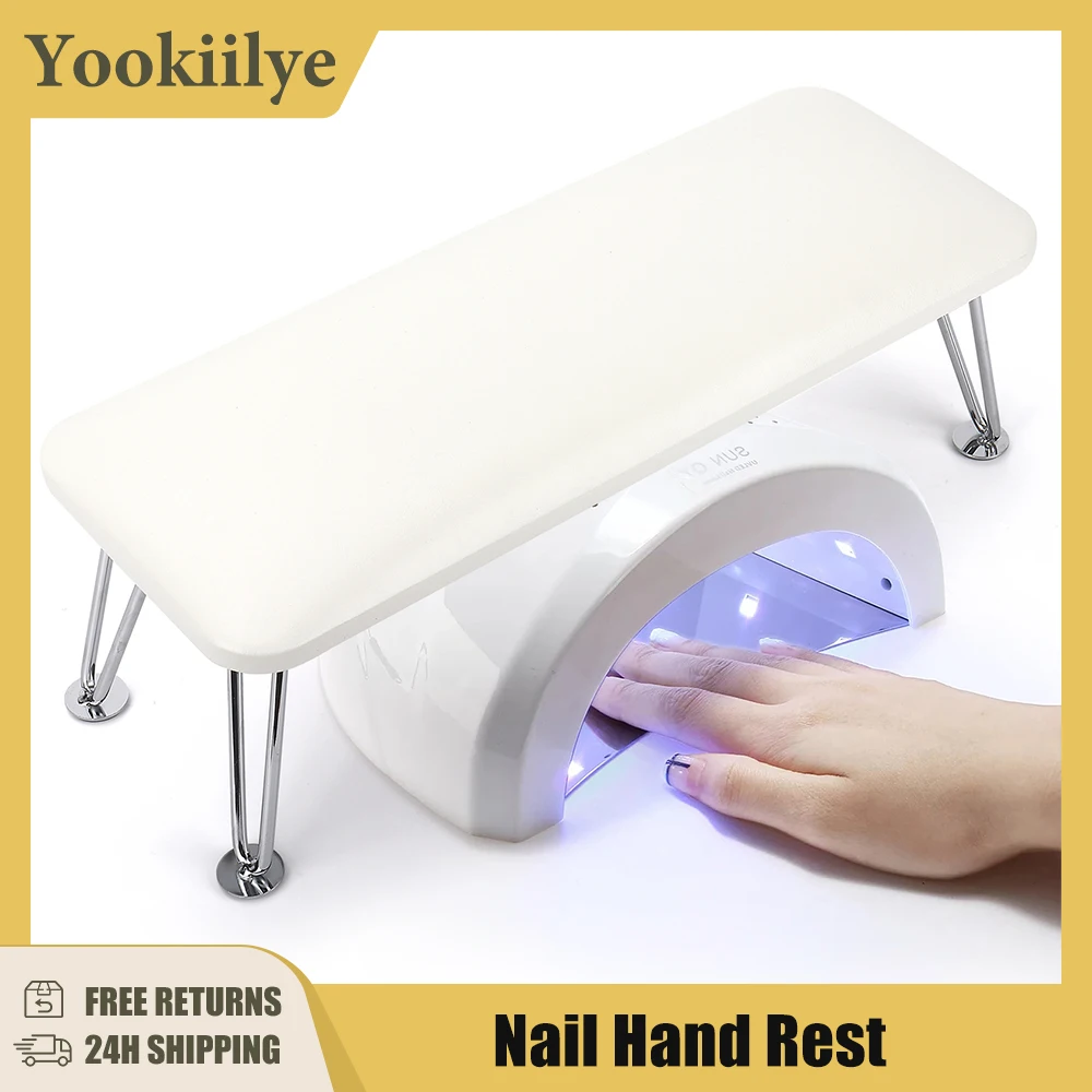 

Nail Arm Rest with Bracket Professional Stand Table Desk for Home Nail Dryer Nail Arm Rest Hand Pillow Cushion Table Manicure