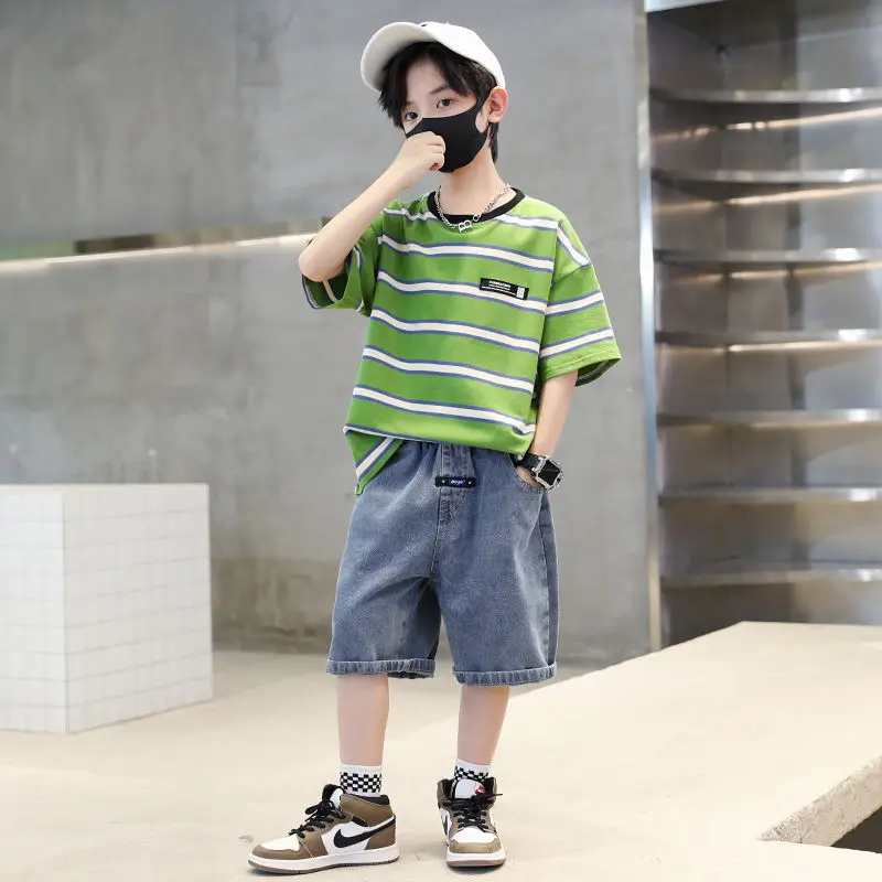 Summer Children Clothes Short Sets Sports Clothes For teen Boy T-shirts 2 Piece Set Kids Toddler 2 To12Years Clothing
Summer Children Clothes Short Sets Sports Clothes For teen Boy T-shirts 2 Piece Set Kids Toddler 2 To12Years Clothing