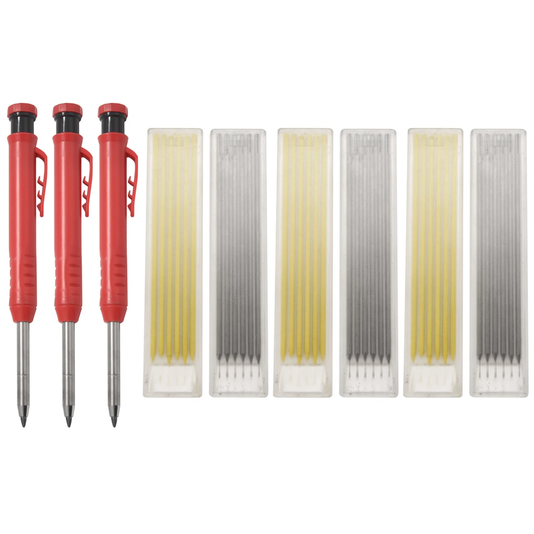 Твердый плотничный карандаш с точилкой и ведущими механическими карандашами для деревянного напольного покрытия оформления (39 шт.)
Твердый плотничный карандаш с точилкой и ведущими механическими карандашами для деревянного напольного покрытия оформления (39 шт.)