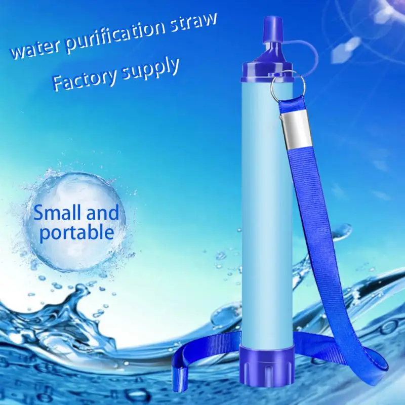 Four-stage Filtration Survival Tool Lightweight Water Purification Mouth Suction Straw Mini Water Purification Filter Straws 
Four-stage Filtration Survival Tool Lightweight Water Purification Mouth Suction Straw Mini Water Purification Filter Straws