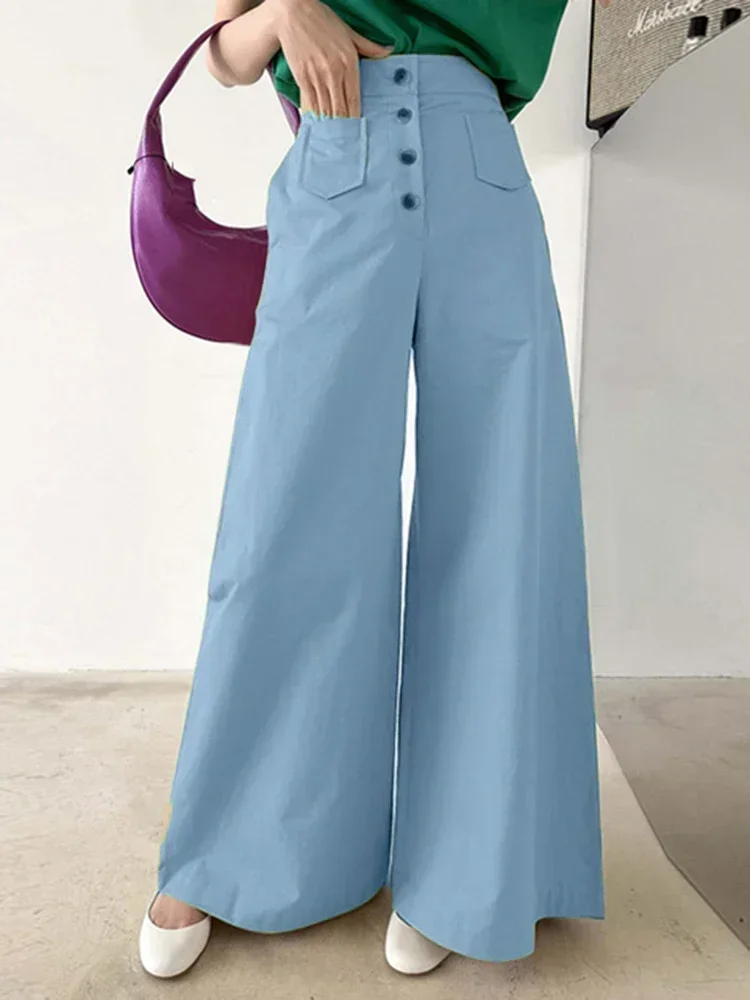 Брюки женские с широкими штанинами, винтажные повседневные свободные брюки с завышенной талией, длинные расклешенные штаны, весна-осень
Брюки женские с широкими штанинами, винтажные повседневные свободные брюки с завышенной талией, длинные расклешенные штаны, весна-осень