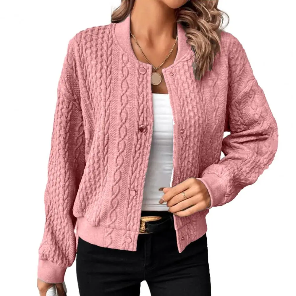 Fashionable Versatile Coat Fashionable Women's Baseball Jacket Stylish Single Breasted for Autumn/winter for Indoor/outdoor
Fashionable Versatile Coat Fashionable Women's Baseball Jacket Stylish Single Breasted for Autumn/winter for Indoor/outdoor