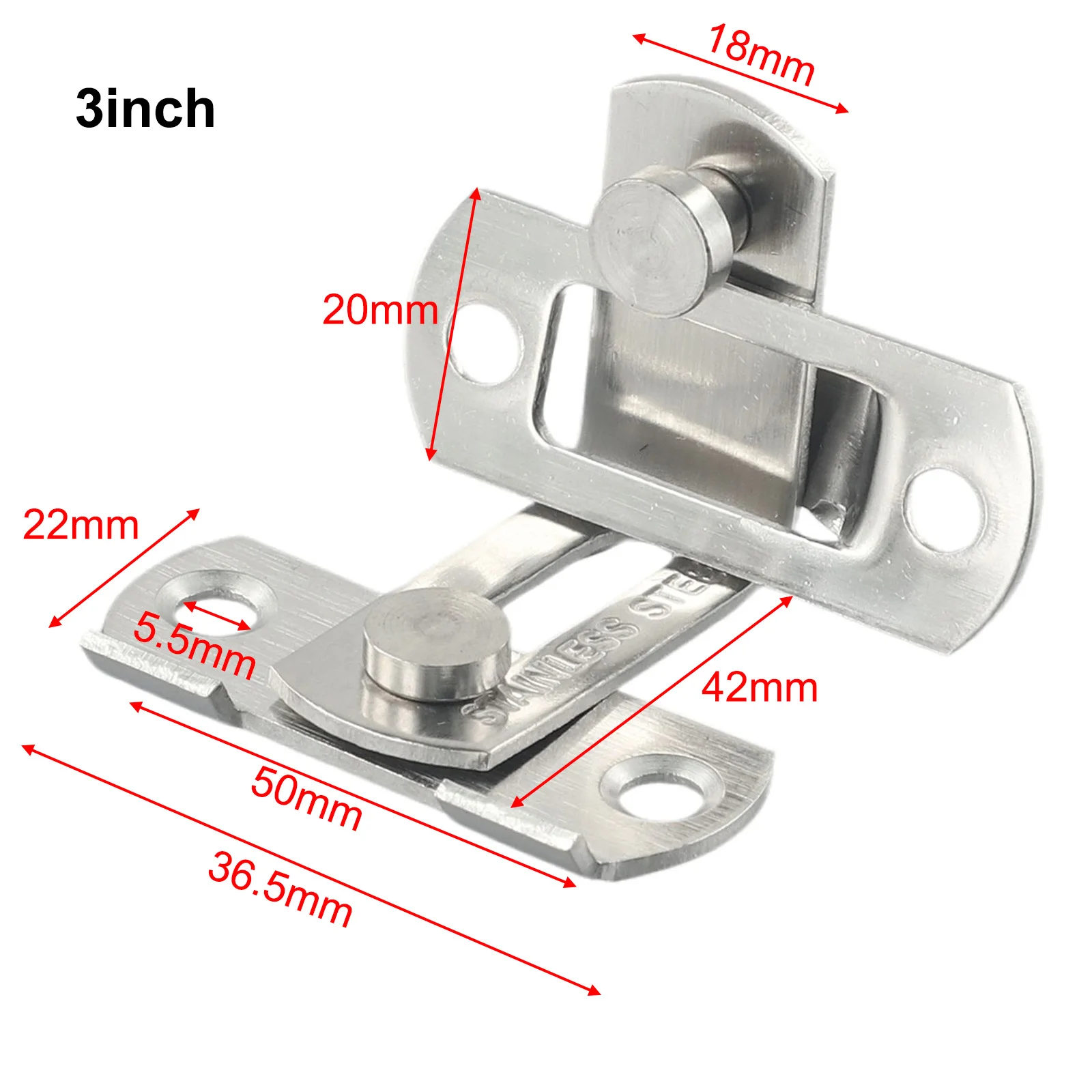 -90 Degree 1Right Angle Door 1Latch Stainless 1Steel Door Locks Bolt For Barn Sliding Door Flip Door Buckles Household Ornaments
-90 Degree 1Right Angle Door 1Latch Stainless 1Steel Door Locks Bolt For Barn Sliding Door Flip Door Buckles Household Ornaments