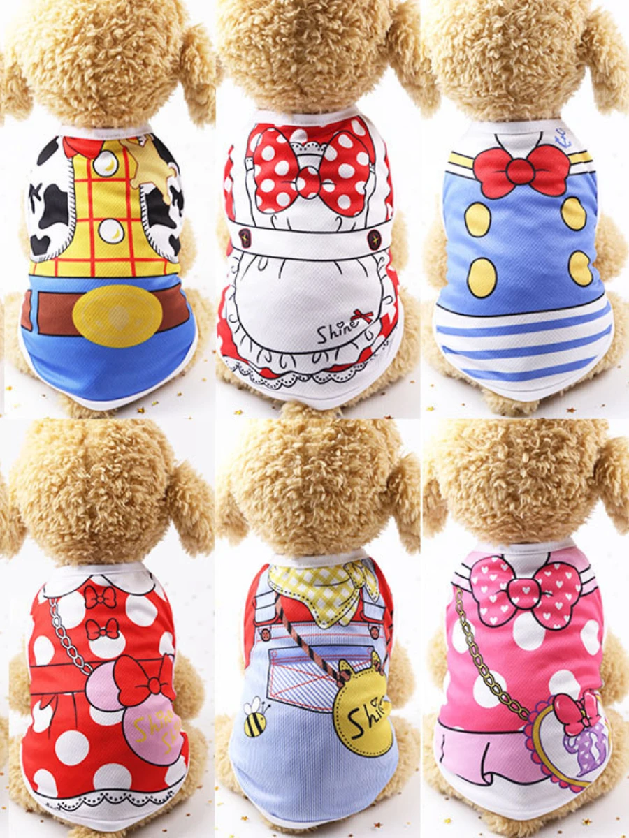 Vest pet spring summer vest teddy bear dog clothes cat clothes Vest mesh breathable pet clothes puppy clothes breathable cool
Vest pet spring summer vest teddy bear dog clothes cat clothes Vest mesh breathable pet clothes puppy clothes breathable cool