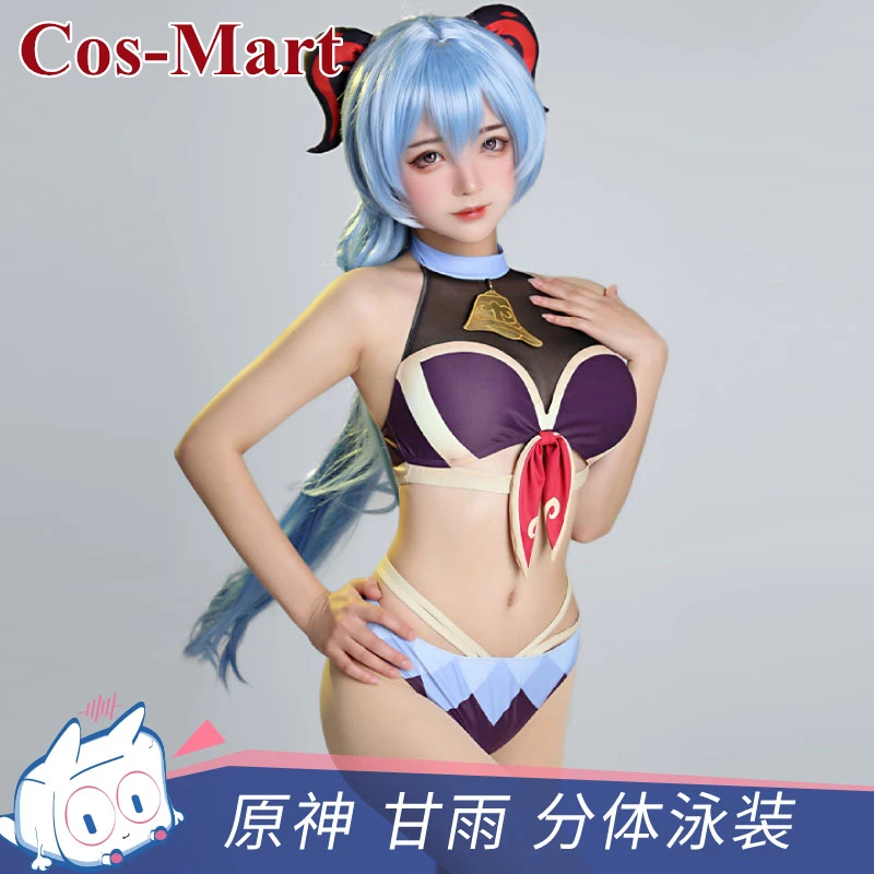 Костюм для косплея Cos-Mart New Game Genshin Impact Ganyu, милый весенний купальник для вечеринки
Костюм для косплея Cos-Mart New Game Genshin Impact Ganyu, милый весенний купальник для вечеринки