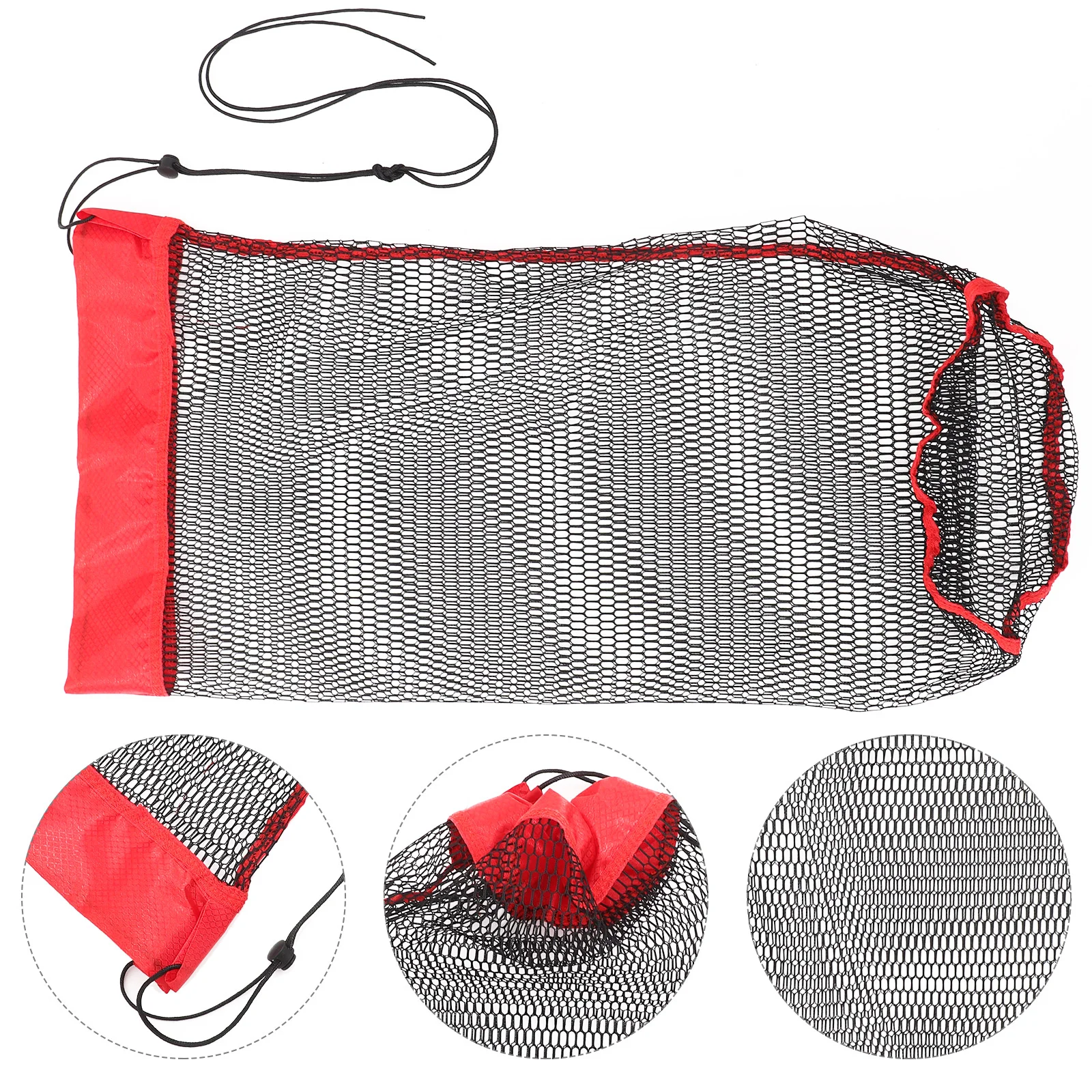 

Fishing Net Cast Tools Locating Mesh Guards Catch Nets Basket Bag Foldable Netting