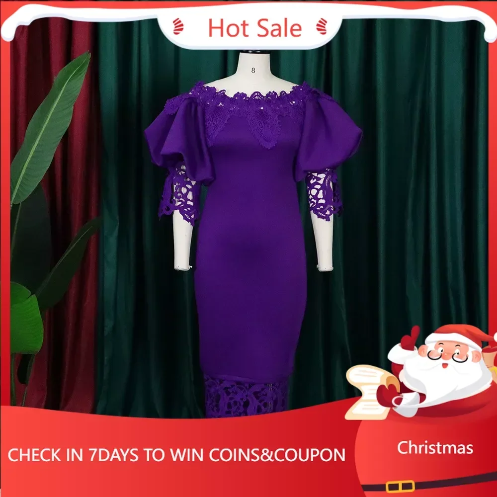 Spring Summer Fashion Lantern Sleeves Slim Dress African Women Office Ladies Solid Round Neck Work Knee Length Dress Women
Spring Summer Fashion Lantern Sleeves Slim Dress African Women Office Ladies Solid Round Neck Work Knee Length Dress Women